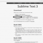Выбор версии Sublime Text 3 (Сублайм текст 3)